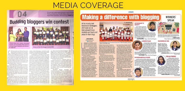 NexSchools Lil Bloggers Contest Media Coverage, Student Blog, Free Blog for Children, Middle School Students Blogging Contest